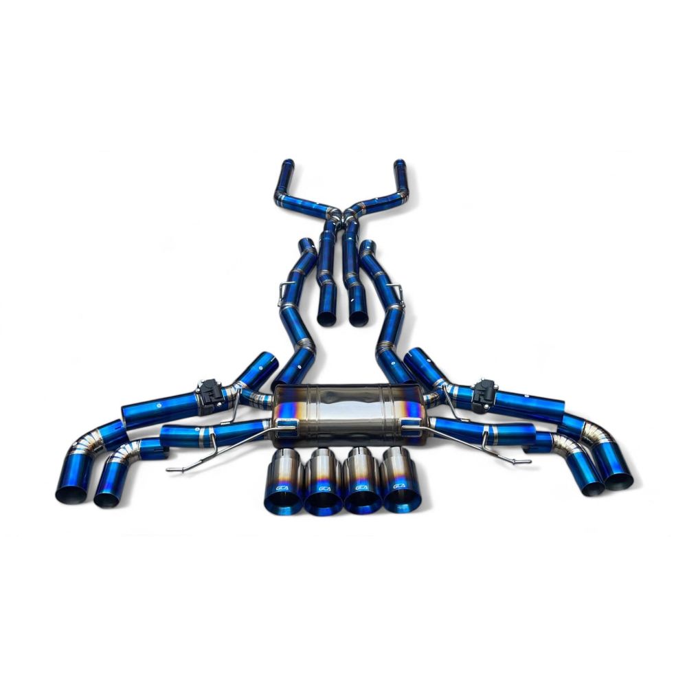 2019 + Bmw X5M/X6M Valved Sport Exhaust System | F95/F96 Titanium / Chrome Tips